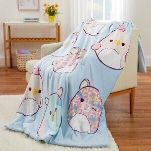 Squishmallows Snuggle Throw Blanket
